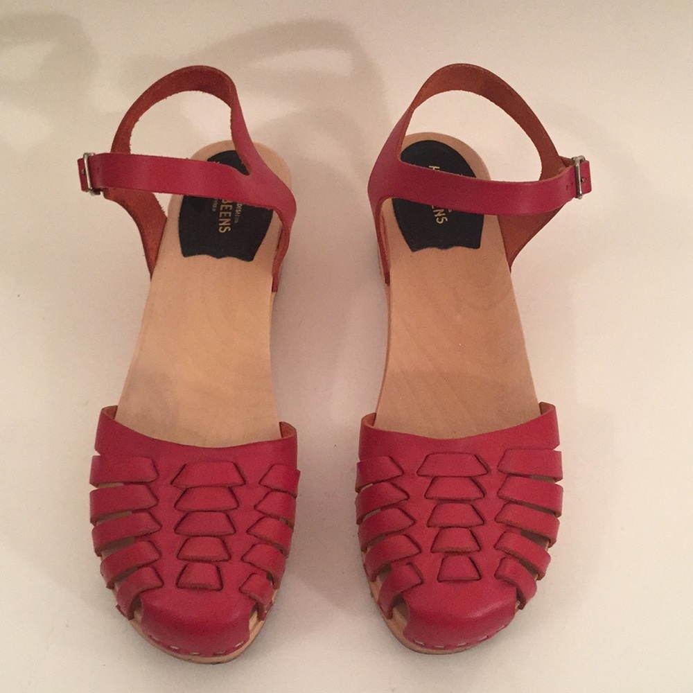 Swedish Hasbeens Women’s Snake clog sandal